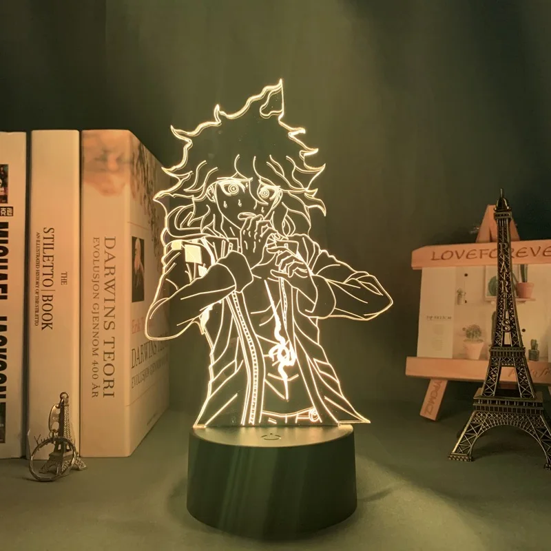 

Светодиодный ночсветильник Danganronpa V3 Nagito Komaeda, лампа для спальни, Декор, детский подарок, акриловая неоновая лампа Danganronpa V3, Nagito Komaeda