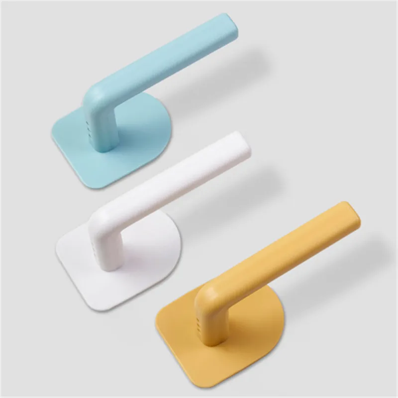 

1PC Self Adhesive Hooks Storage Holder Home Bathroom Kitchen Hanger Stick On Wall Hanging Door Clothes Towel Racks Organization