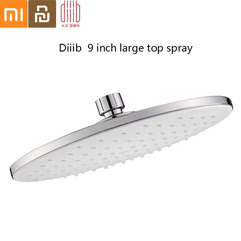 Diiib Dabai 22x22 см 9-дюймовый круглым ABS Пластик дождь Насадки для душа дождь Ванная Комната Верхний душ опрыскиватель на тонком высоком Давление от Xiaomi Youpin