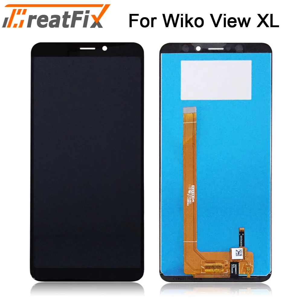 Экран для wiko view xl go ЖК-дисплей и сенсорный экран в сборе max prime с инструментом клеем