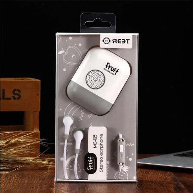 Симпатичные разноцветные наушники с изображением фруктов и конфет вкладыши 3 5 мм