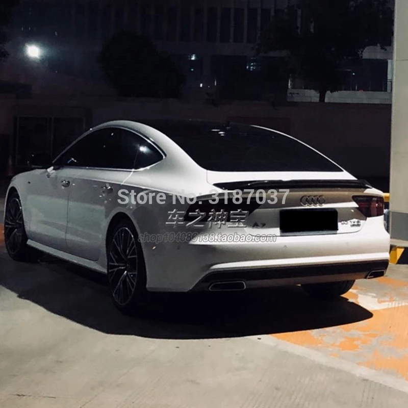 Для AUDI A7 S7 RS7 2013 2016 спойлер на заднее крыло из углеродного волокна задний крышу