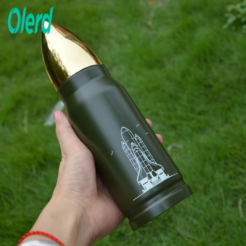 

Olerd 350ml 500ml Travel Drink Bottle Bullet Vacuum Thermoses Stainless Steel Flasks Water Bottle Insulation Cup Vacuum Mug