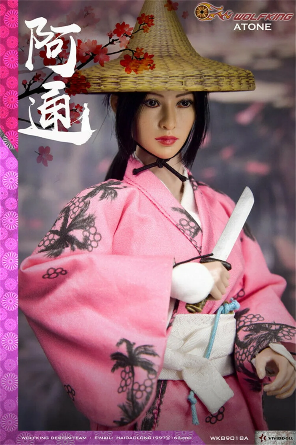 

WOLFKING WK89018A 1/6th Atung Female Action Figure Collectible Toy