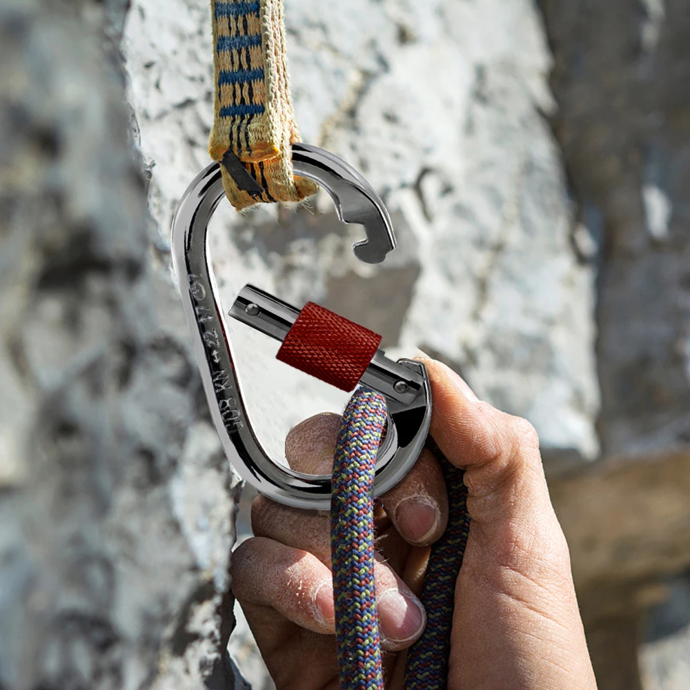 О образные крючки для ключей скалолазания гамак и йоги безопасный замок Ascend