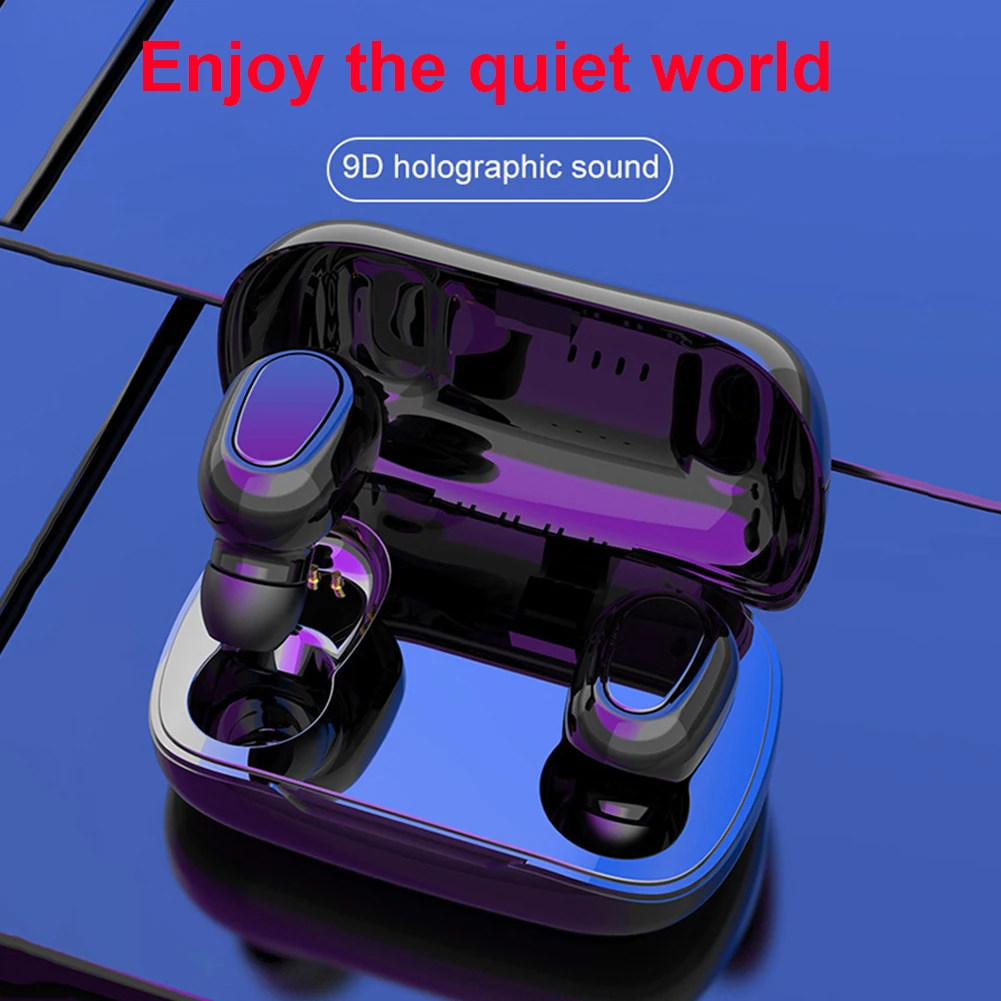 Наушники-вкладыши TWS с Беспроводной наушники Bluetooth 5 0 HD вызова стерео гарнитура
