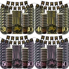 Набор одноразовой бумажной посуды для взрослых, набор из 49 предметов для празднования дня рождения, 30, 30, 30