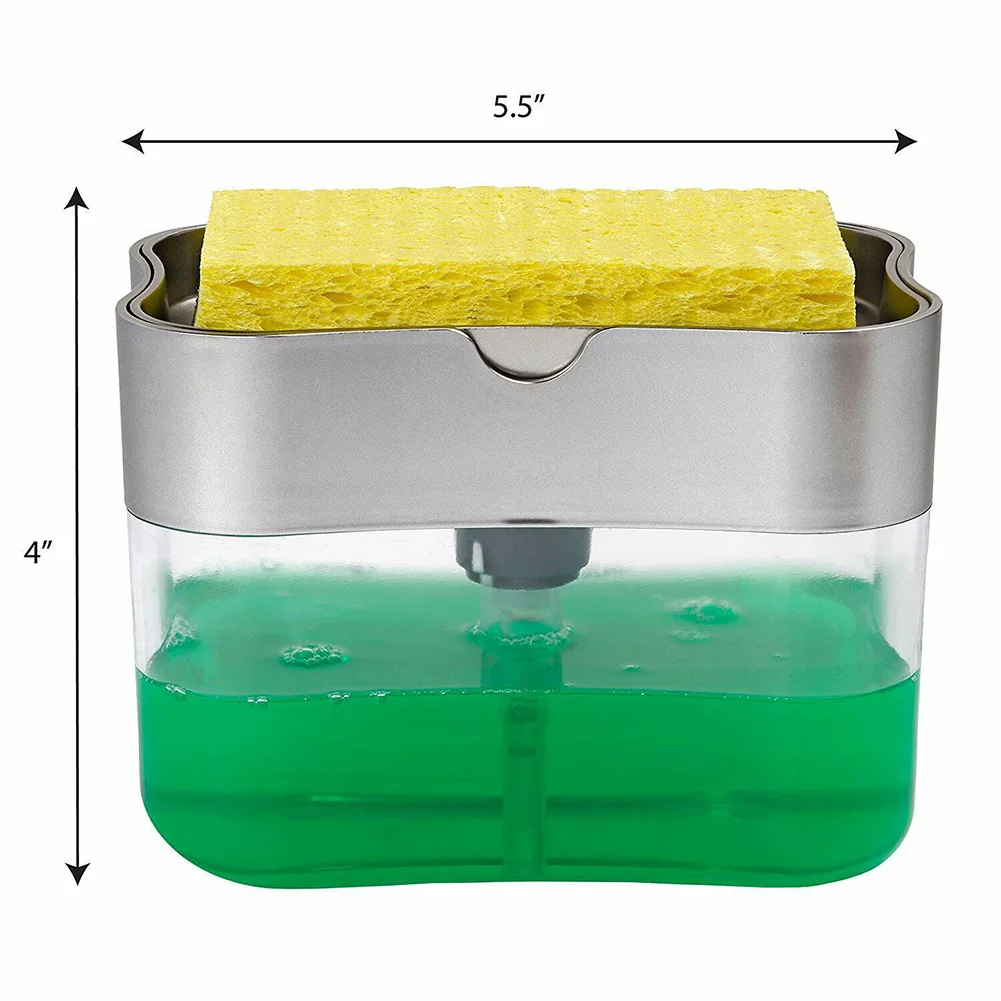 Диспенсер для мыла держатель губки кухонный инструмент TN99|Полки и стеллажи