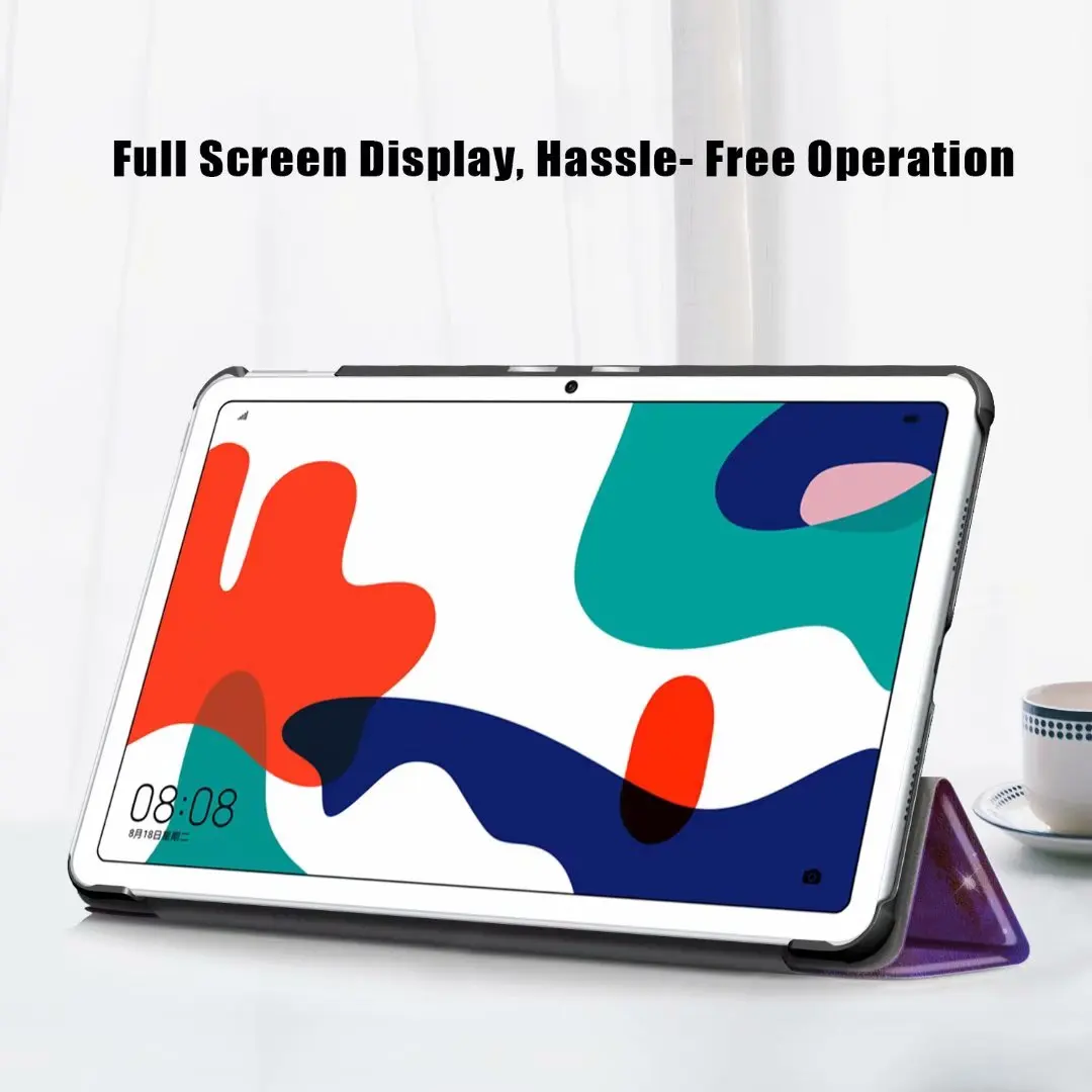 Чехол для Huawei Matepad 10 4 складной Магнитный защитный чехол из искусственной кожи