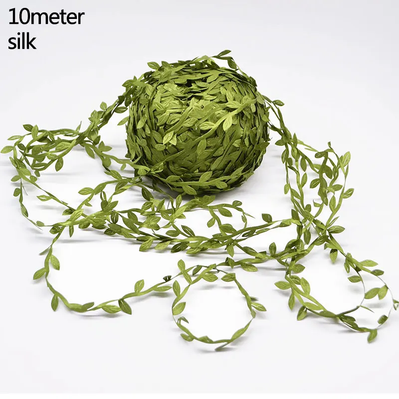 10meter leaves 10-40 см золотое железное металлическое кольцо, венок, гирлянда, сделай сам, настенная подвесная гирлянда, рождественские, свадебные украшения, металлические кольца - Цвет: 10meter leaves