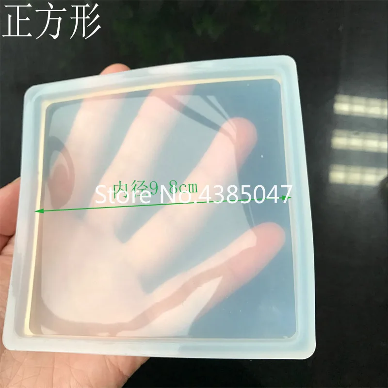 Прямоугольная круглая квадратная овальная форма клей UV Expoxy силиконовая форма для ювелирных изделий Смола силиконовая форма ручной работы DIY формы для эпоксидной смолы
