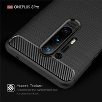 for cover oneplus 8 pro case carbon fiber soft silicone protective phone case for one plus 8 pro cover for oneplus 8 pro fundas