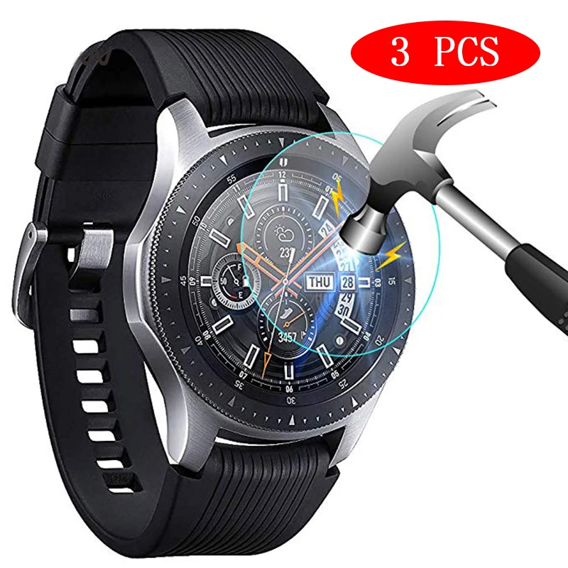 

Защитное стекло для Samsung Galaxy Watch 42 мм, 46 мм, классическое, противоударное, противоударное, 3 шт.