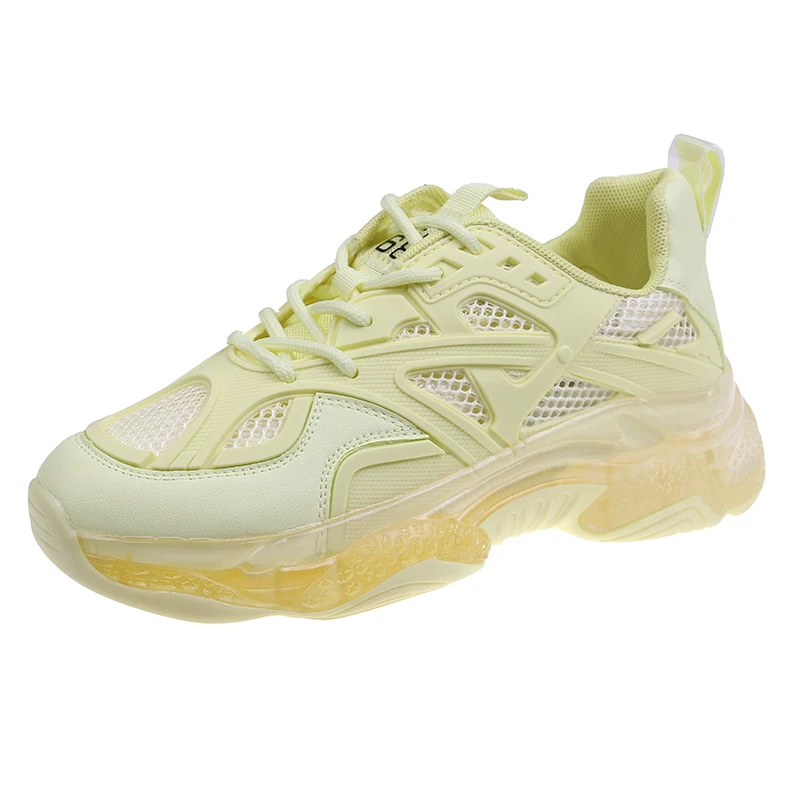 

Chunky Sneakers Women Fashion Jelly Sole Breathable Ladies Vulcanized Shoes Casual Sports Platform Sneakers Women Basket Femme