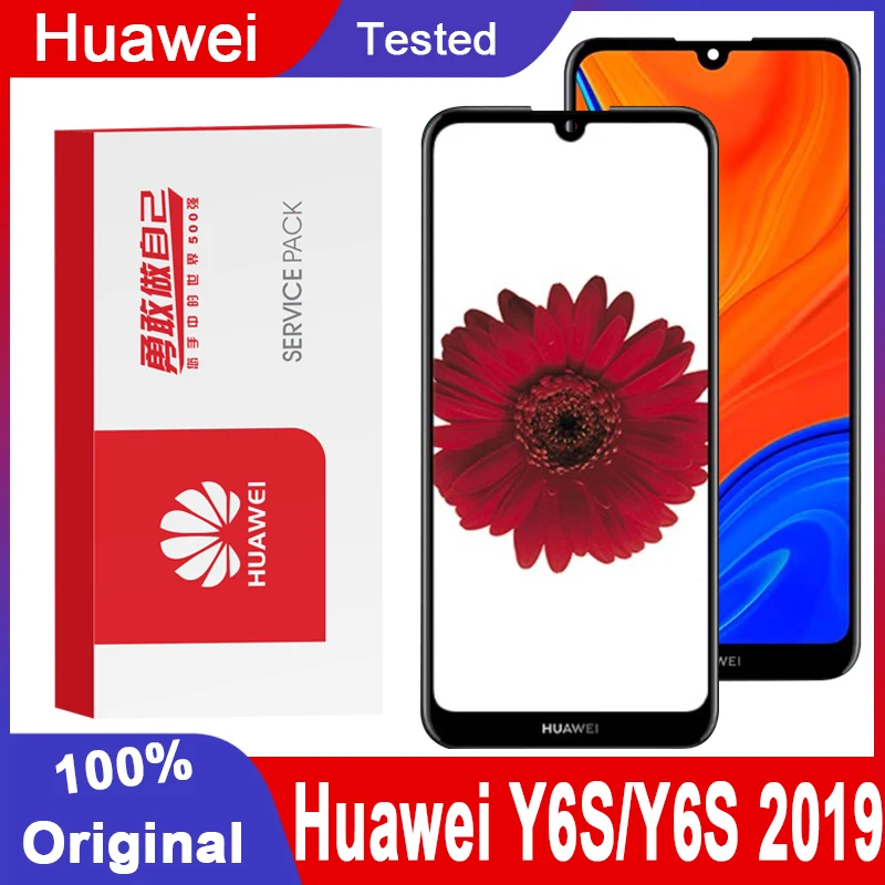 Оригинальный сменный дисплей 6 09 дюйма для Huawei Y6s ЖК с сенсорным экраном и