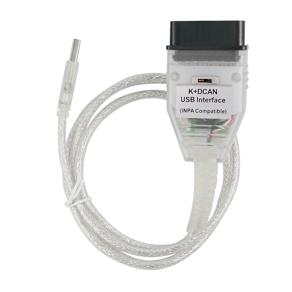 20Pin для BMW INPA K + CAN с чипом FT232RL переключателем DCAN USB кабель интерфейса|Кабели и