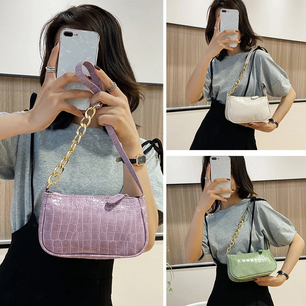 Подмышка Женская дорожная на молнии элегантная маленькая сумочка из