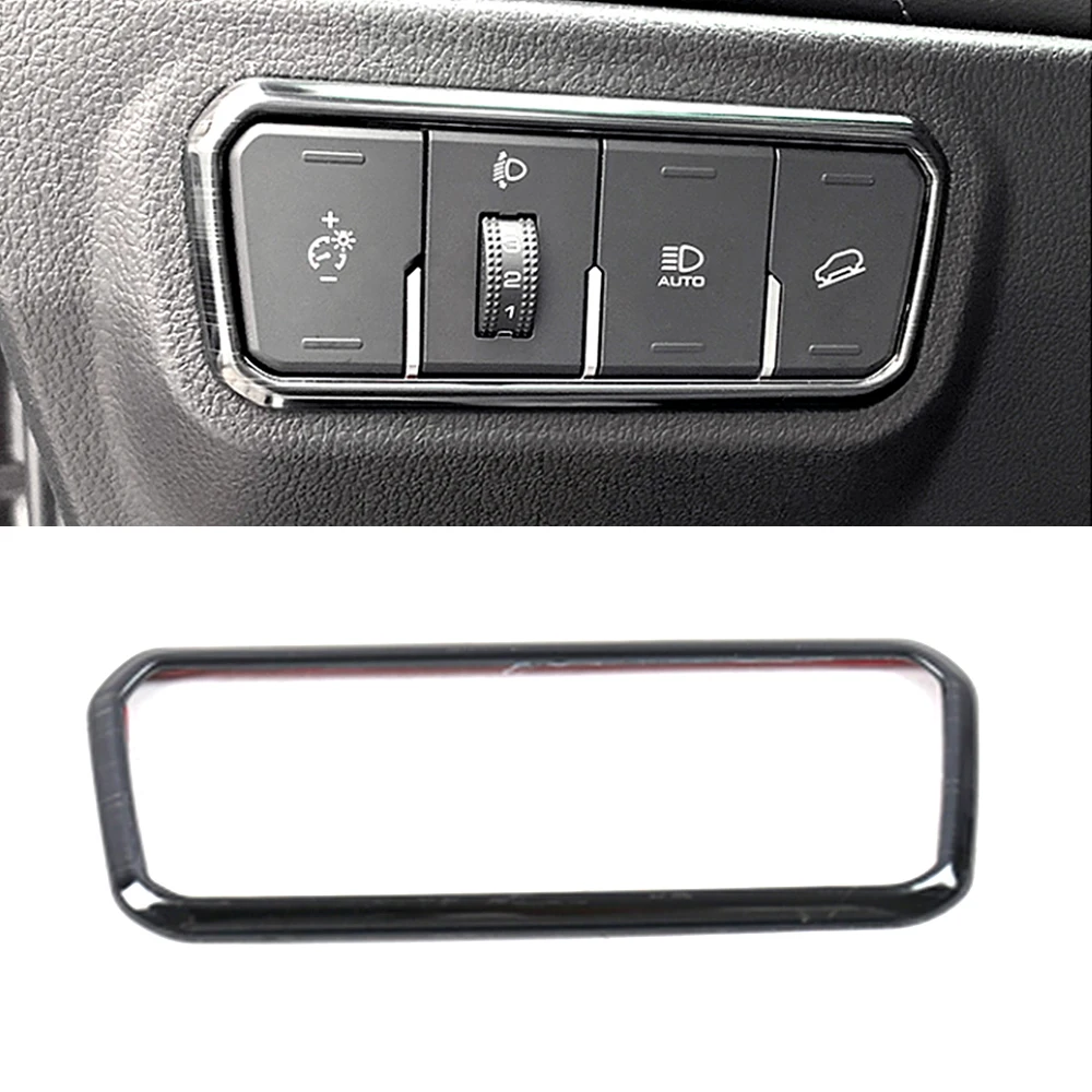 

Для Haval F7 F7X 2018-2021 налобный фонарь лампа кнопка переключения декоративная крышка отделка из нержавеющей стали Рамка для фары декоративная