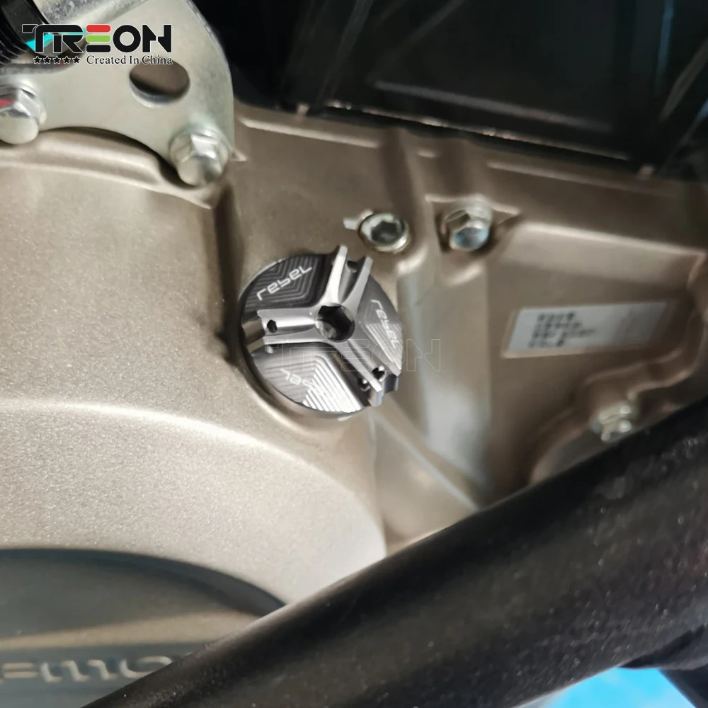 Аксессуары для мотоциклов магнитная заглушка наполнителя двигателя CNC Honda REBEL 1100
