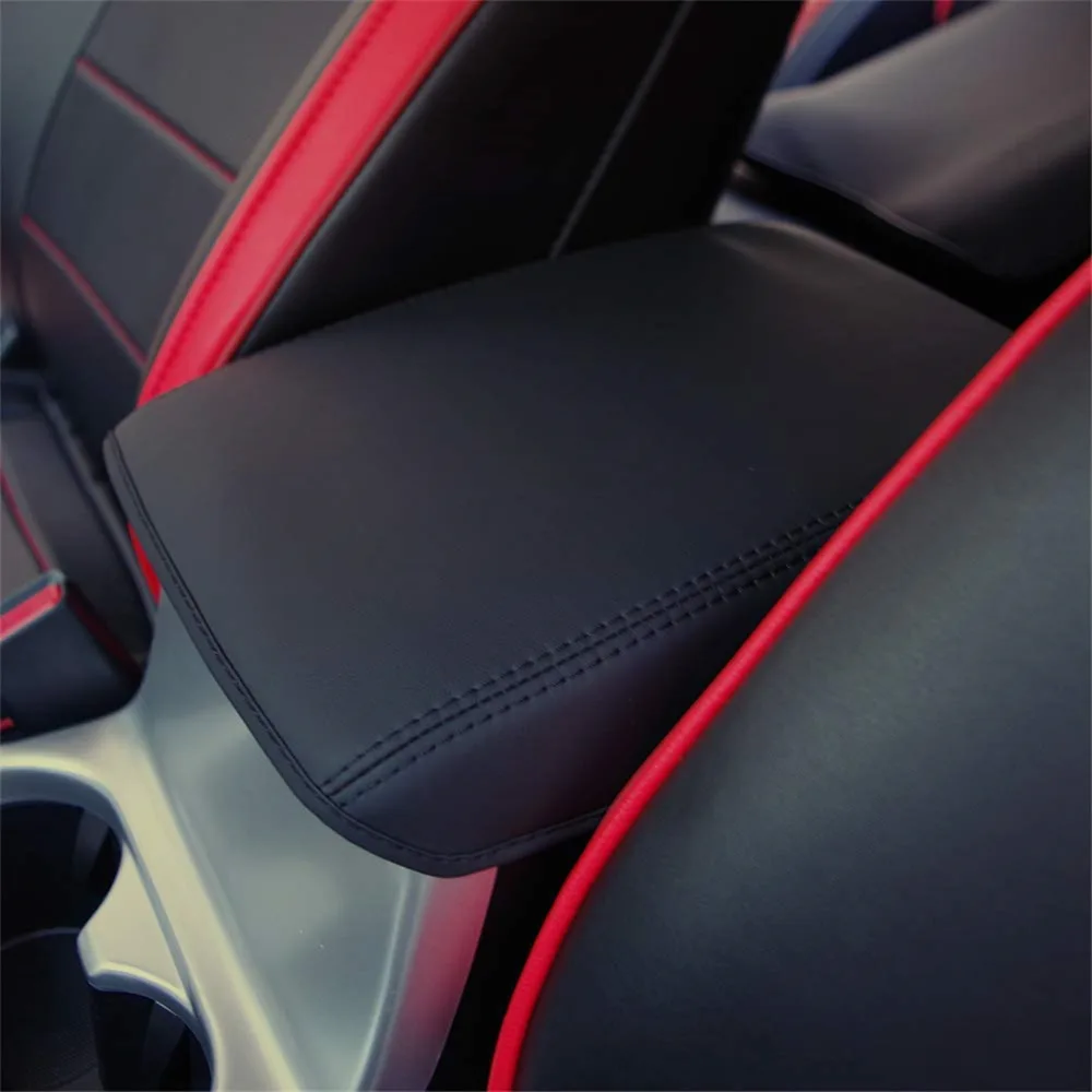 Чехол на подлокотник для Mazda CX 5 2019 2018 2017 черный стежок автомобильный коробка в
