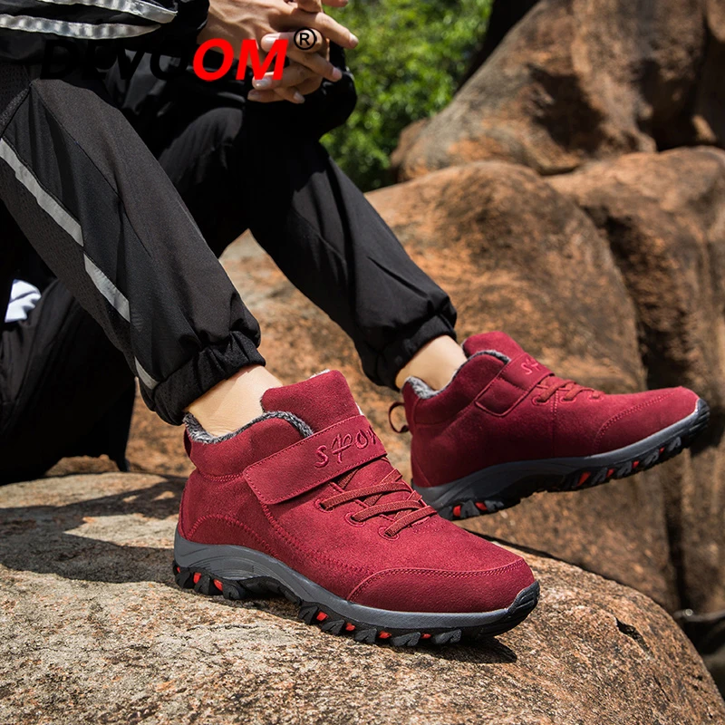 Зимние горные ботильоны походные ботинки для мужчин и женщин активного отдыха