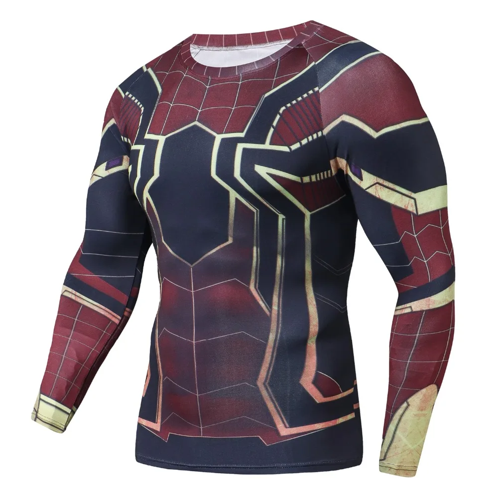 Новая футболка Мстители бесконечности войны для мужчин с 3D принтом Железный