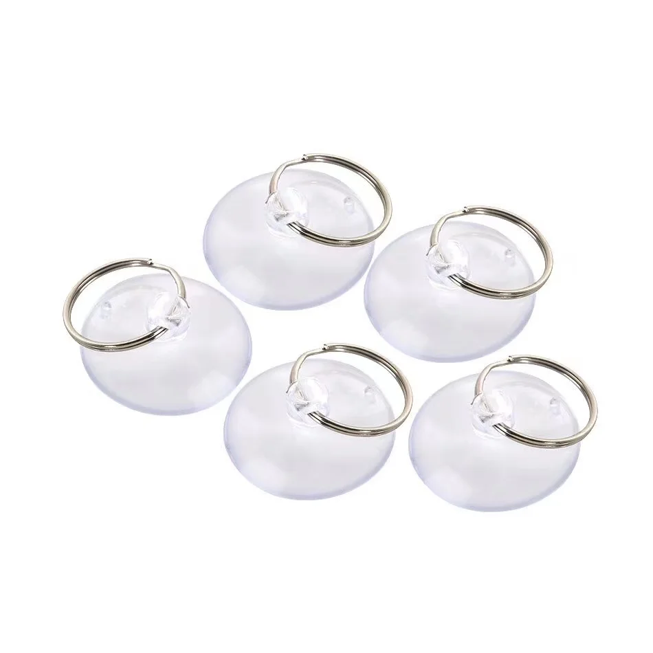Light Duty Small Suction Cup with Metal Key Ring LCD Screen Opening Repair Tools for Mobile Phone Tablet DIY Repair Tool