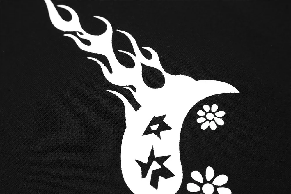 

UNCLEDONJM Vintage cashew short sleeve T-shirt oversized tshirt Hip Hop graphic tees new arrival 2021 men tshirt U9510