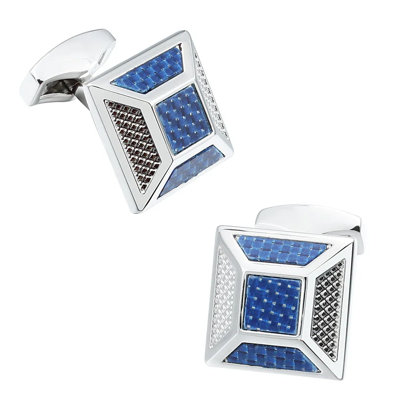 Модные ювелирные изделия мужские запонки Металлические медные с эмалью из