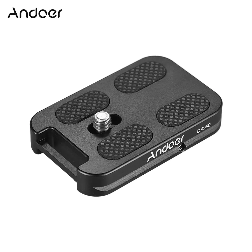 Andoer Камера Штатив Quick Release Plate с 1/4 &quotпри помощи крепления винтом для цифровой