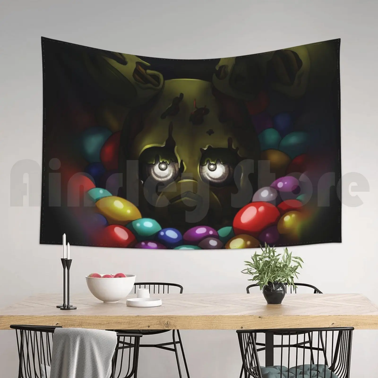 Springtrap-гобелен под заказ Springtrap Fnaf Fnaf3 пять ночей в яме |