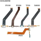 USB зарядная док-станция с гибким кабелем для Samsung N8000 N8010 P5100 P5110 P5200 P5210 T530 T531 T535 P605 P600 P601