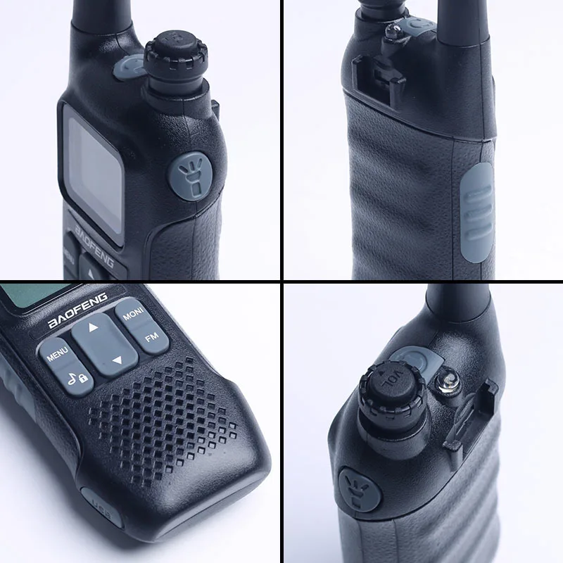 2 шт. Baofeng BF U9 R8 5 Вт мини УВЧ 400-470 МГц FM Любительская рация USB фонарик HF CB