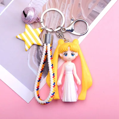 Каваи Сейлор Мун кукла брелок мультфильм сумка кулон брелок держатель Chimmy Сумочка Шарм Подвеска для детей - Цвет: VER-20