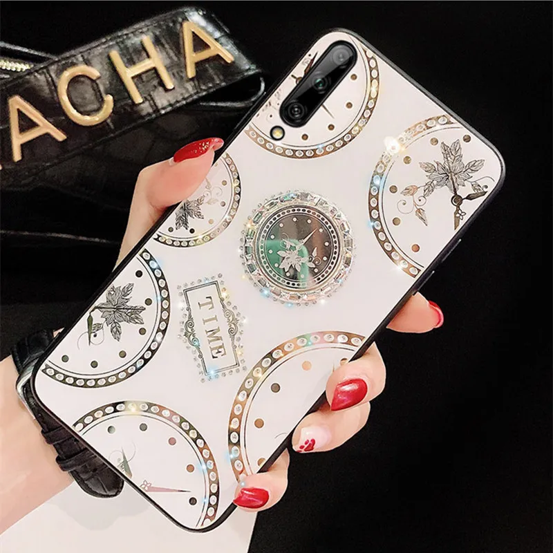 Чехол с магнитными часами для Samsung A50 A70 A30 A20 A10 Note 10 Pro 9 8 S10 + S8 S9 Plus A7 мягкий чехол