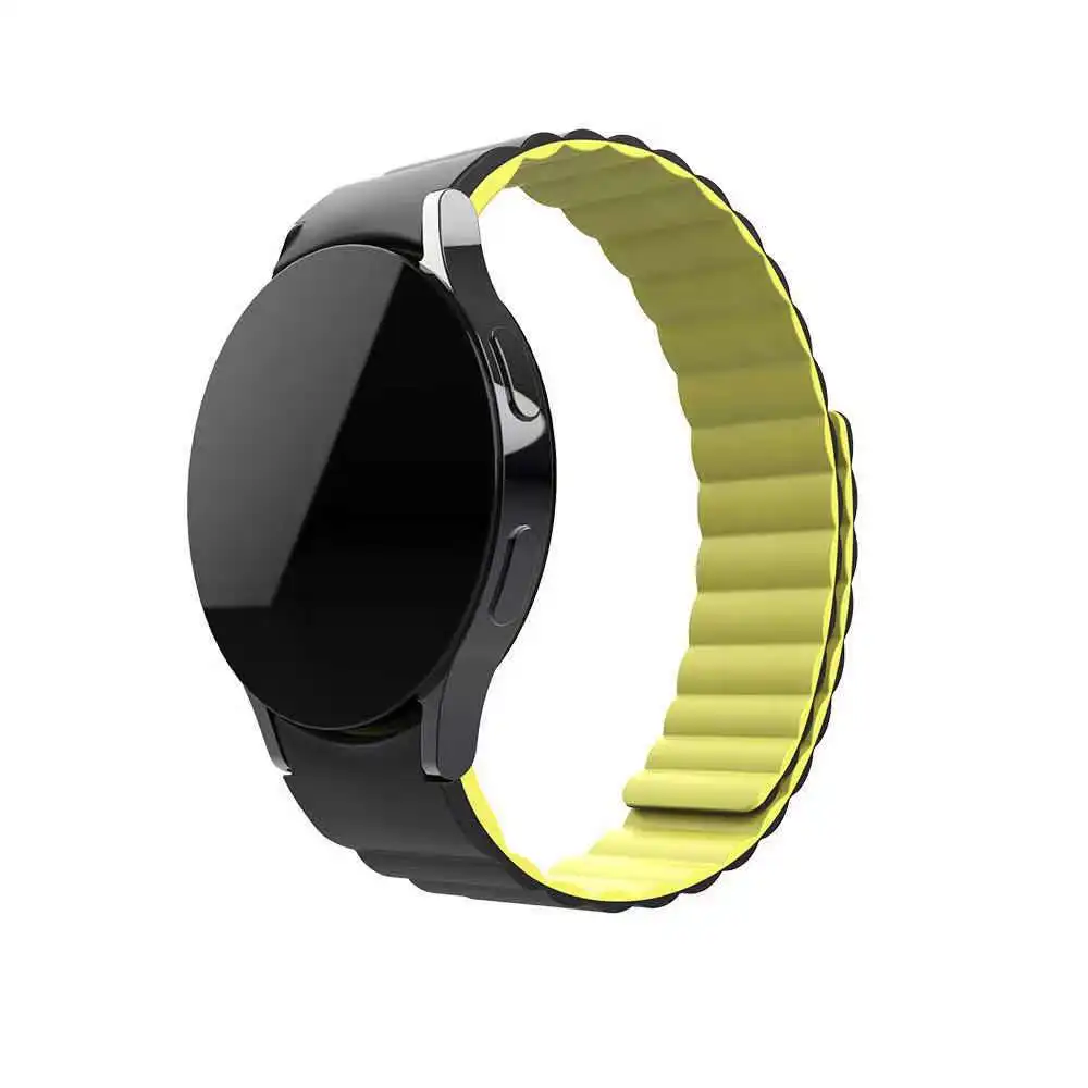 20mm Band for Samsung Galaxy Watch 4 Classic 46mm 42mm Silicone Magnetic Strap for Samsung Galaxy Watch 4/5 40mm 44mm 45mm pro enlarge