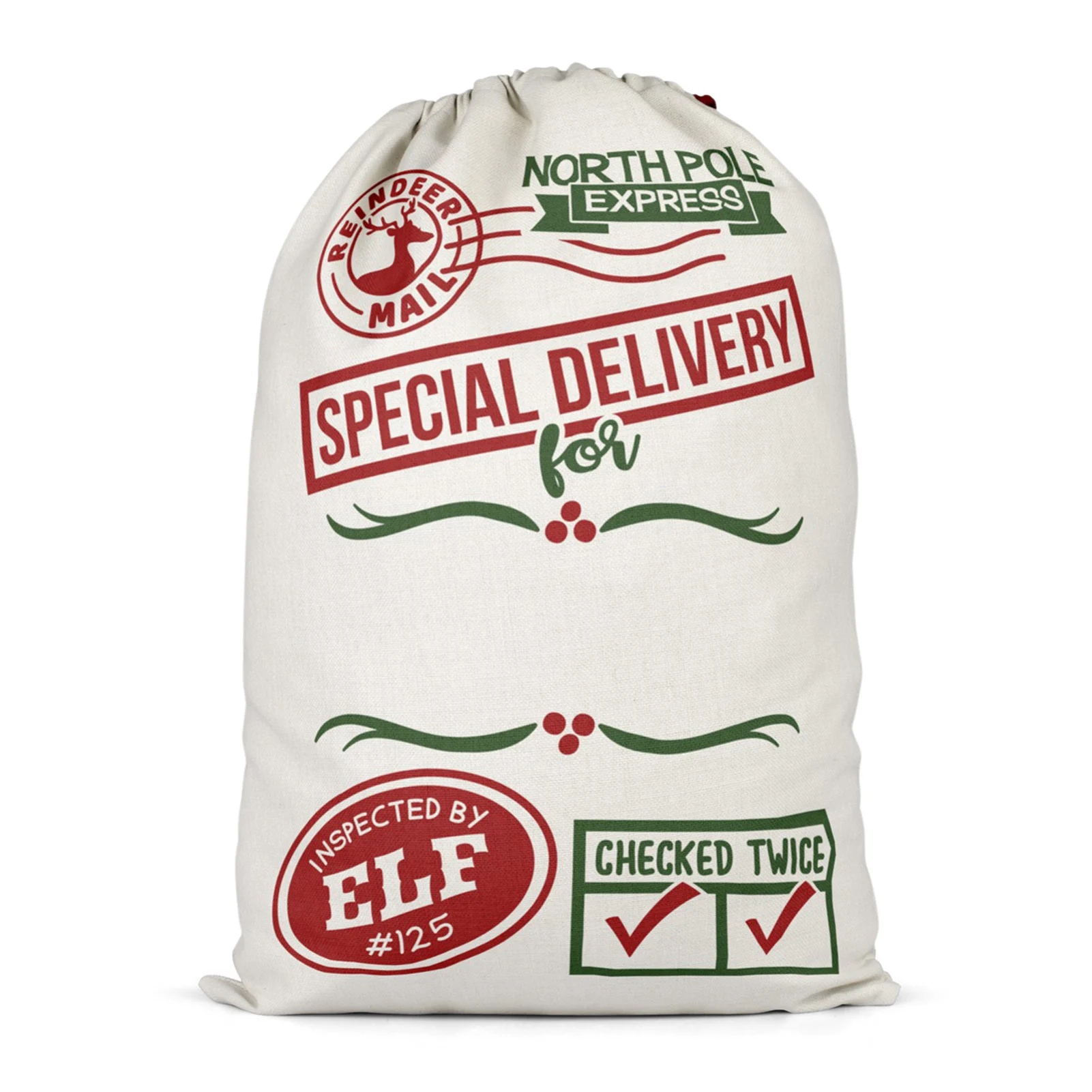 

Большие холщовые рождественские подарочные пакеты с Санта-Клаусом и тремя узорами красных и зеленых букв с экспресс-доставкой, льняные пак...