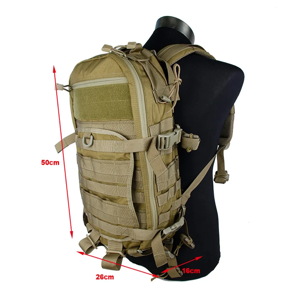 

TMC2545-KK Outdoor Tactical Mountaineering Bag Backpack OD 500D Cordura Fabric