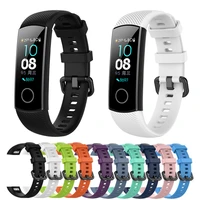 new watch band soft silicone wrist strap for huawei honor band 4 smart watchband for huawei honor 5 bracelet strap replacement