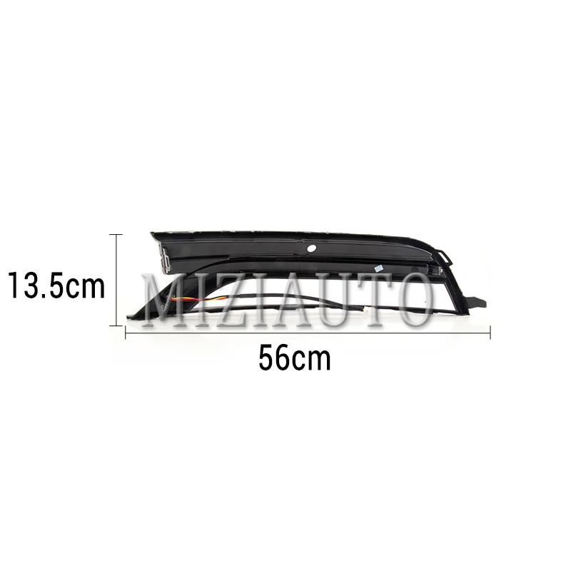 MIZIAUTO LED DRL Daytime Running Light With Blue Turn Signal Lamp for Volkswagen Passat B7 2012 2013 2014 2015 | Автомобили и
