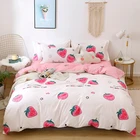 Комплект постельного белья Solstice, домашний текстиль для девочек-подростков, фиолетовый, розовый, однотонный, простой, для взрослых, с пододеяльником, наволочкой, двойной