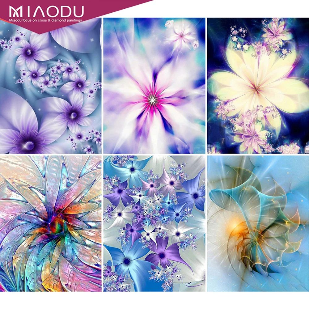 

Miaodu 5D DIY Diamond Painting Mandala New Arrivals Diamond Embroidery Flower Cross Stitch Diamond Mosaic Home Decoration