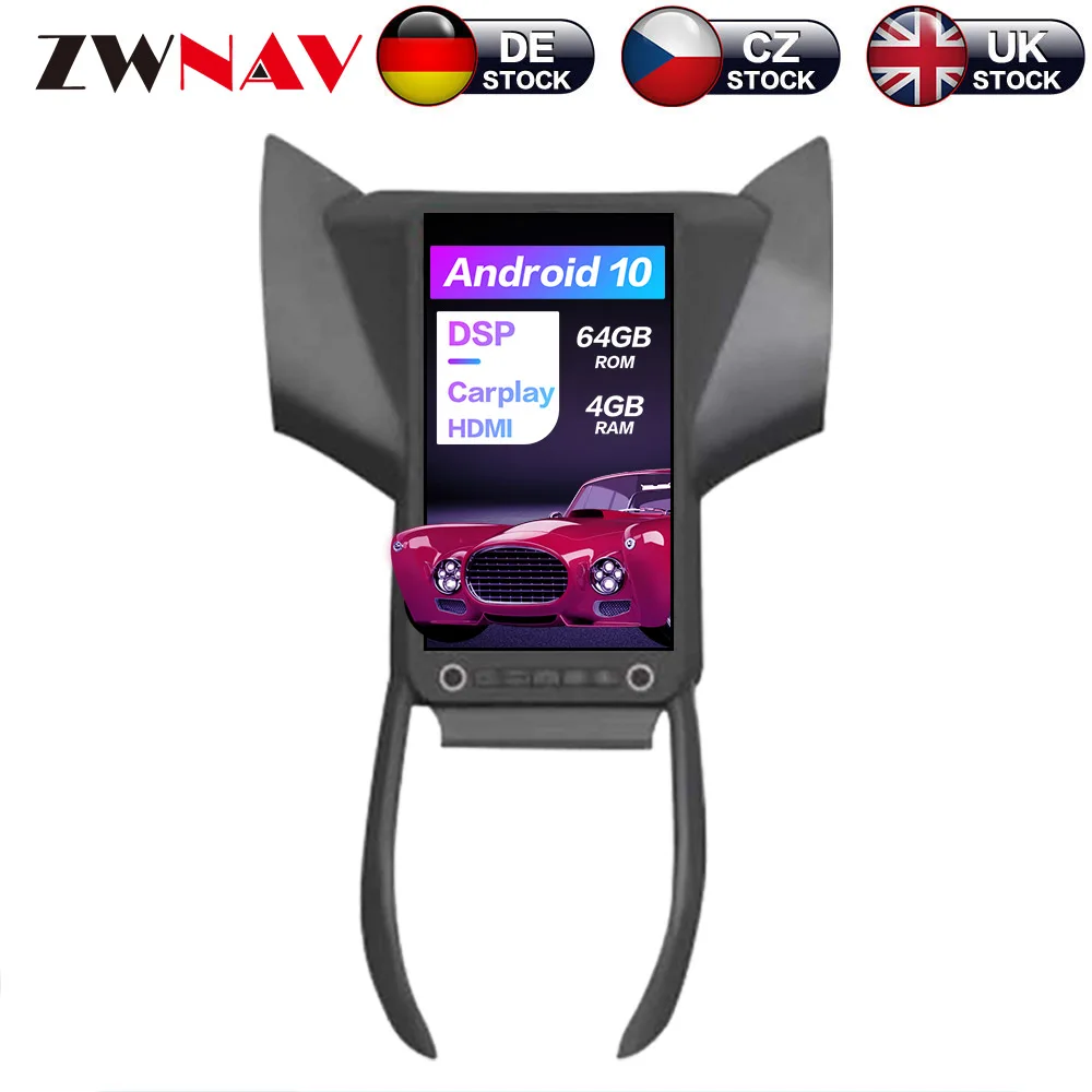 

13.6 Inch Vertical Screen Android 10.0 Car Radio For Elantra 2012 2013 Multimedia DVD Player GPS Navigation DSP Carplay
