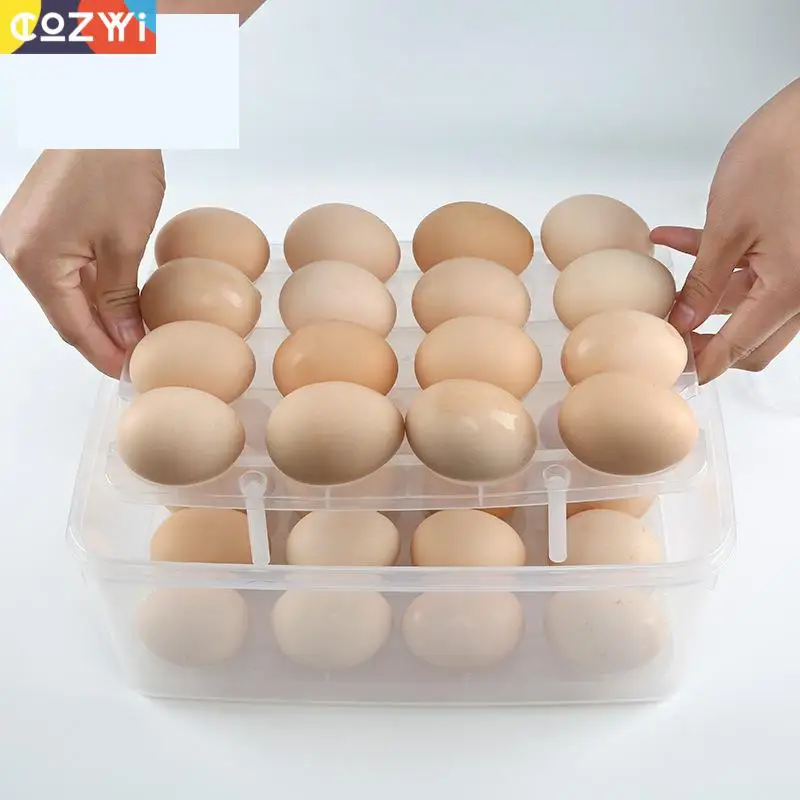 Пищевой контейнер большой емкости 7 л двухслойный для яиц фруктов