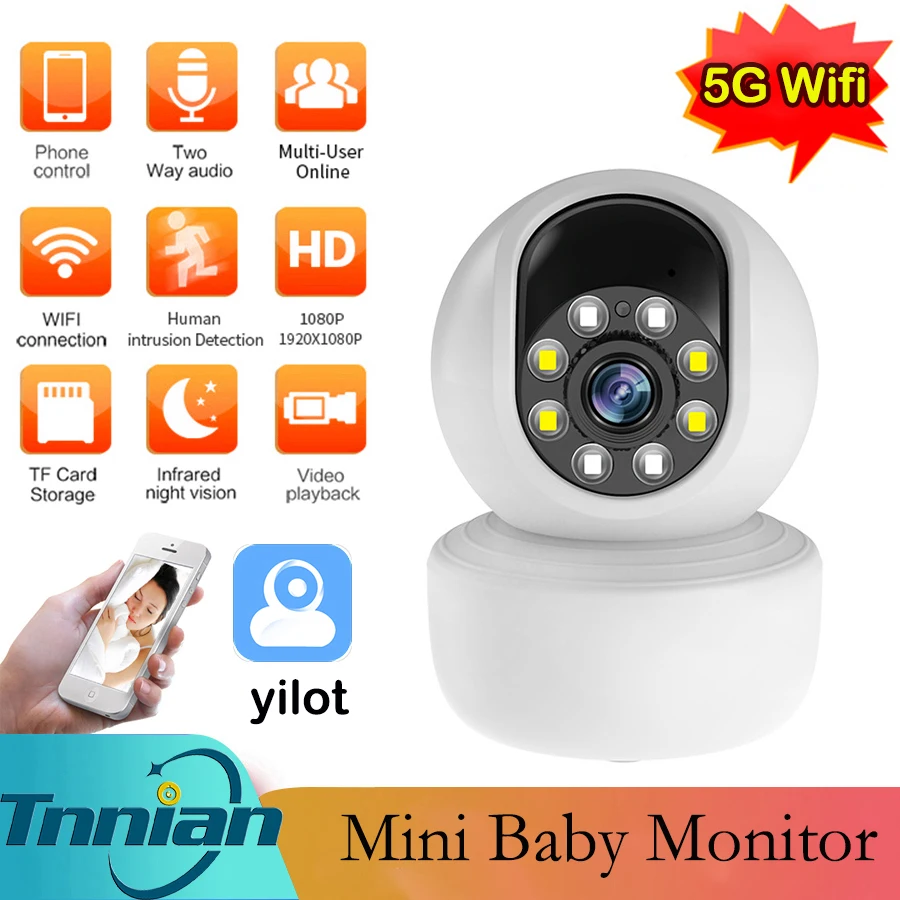

Беспроводная IP-камера с Wi-Fi, 1080P