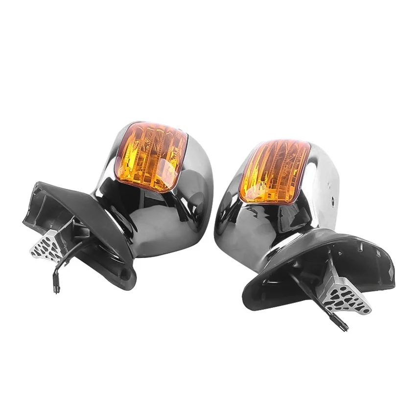 

Rear View Side Mirrors For Honda Goldwing GL1800 2001-2011 02 03 04 05 06 07 08 09 10 Chrome