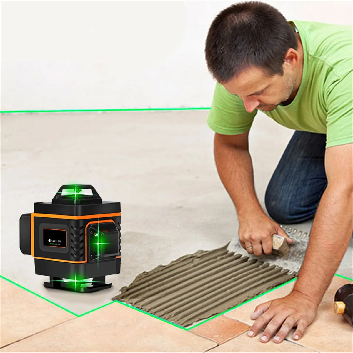 

16 Lines Laser Level 4D Adjustable Level Self-Leveling 360 Horizontal And Vertical Cross Super Powerful Green Laser Beam Line
