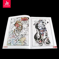 a4 tattoo books pattern draw chinese myth story character beauty prajna skull classic pattern album tattoo supplies 50 pages