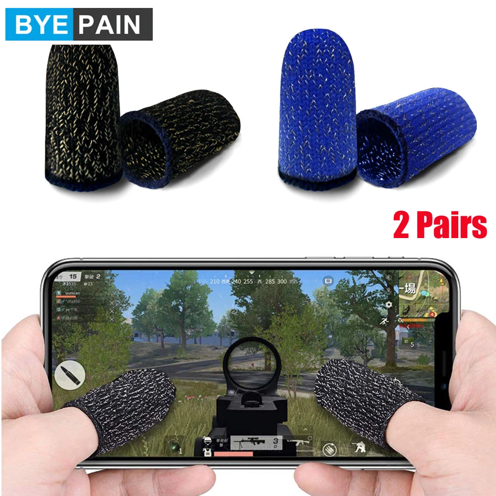 2 пары в партии BYEPAIN игра напальчник универсальный сенсорный Гладкий