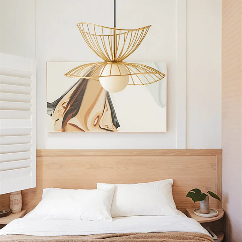 Новый стильный подвесной светильник в стиле лофт G9 светодиодный Золотой/черный